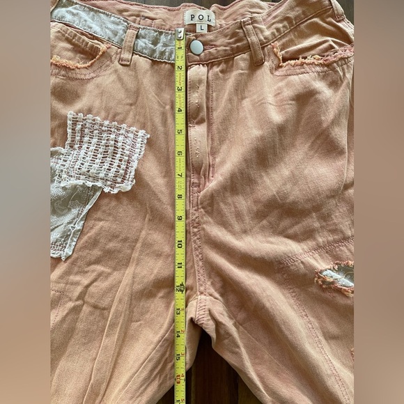 POL bohemian patchwork cropped ankle pants - Picture 13 of 15